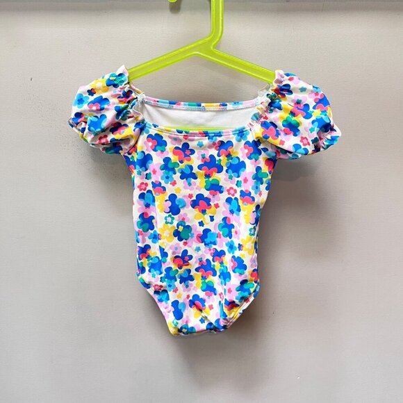 Mini Boden Puff Sleeve One-Piece Swimsuit‎ Size 2-3y - Picture 3 of 5